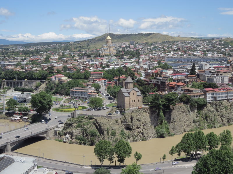 Aussicht auf Tbilisi