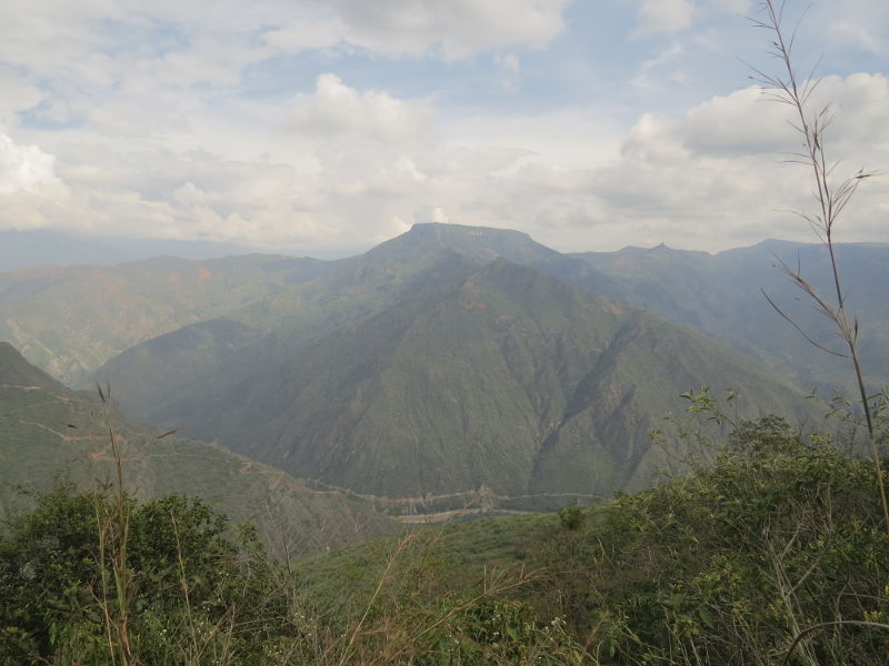 Blick im Chicamocha-Canyon